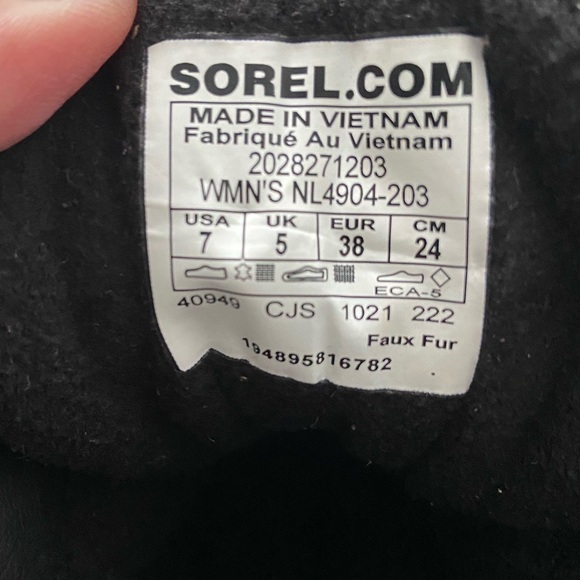 NEW Sorel Kinetic Breakthru Conquest Suede Boot Platform Chunky waterproof - Picture 10 of 11